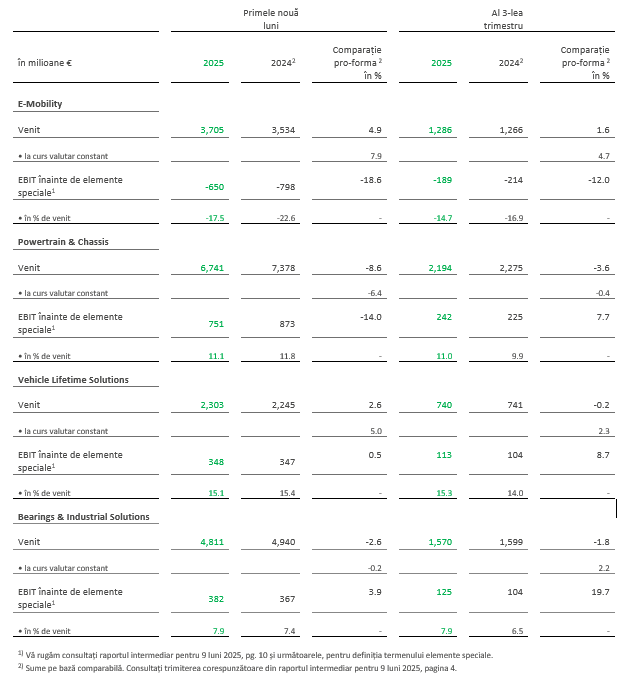 Imagine 2 - Rezultate financiare pe divizie