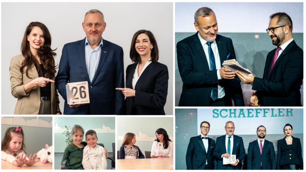 Campania „Schaeffler Kids: Voci de copil ce descriu o companie mare” pe podium la AHK Awards 2026