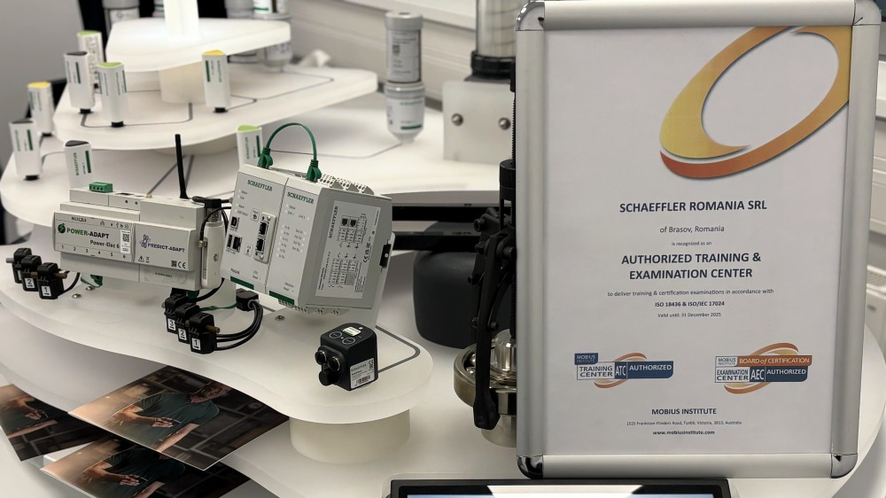 Schaeffler devine unul dintre puținele centre din regiune cu dublă acreditare Mobius – ATC (Authorized Training Center) și AEC (Authorized Examination Center)