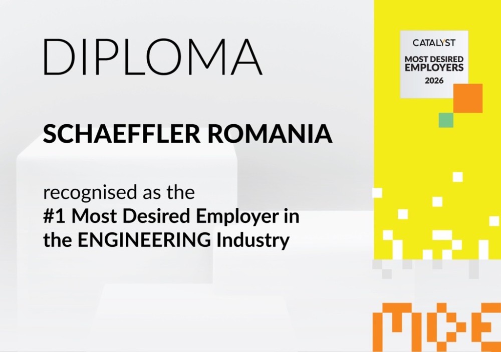Schaeffler România, în topul celor mai doriți angajatori în 2026