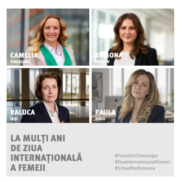 Femei care construiesc tehnologia viitorului la Schaeffler România