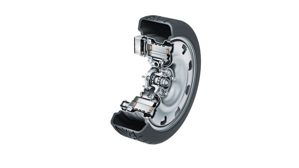 Mecanisme electrice de antrenare a butucului roții