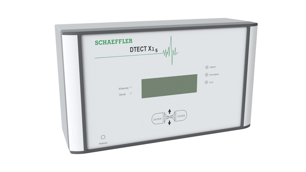 DTECT X1 s este un sistem online flexibil pentru monitorizarea componentelor și elementelor rotative din industria mașinilor și a instalațiilor.