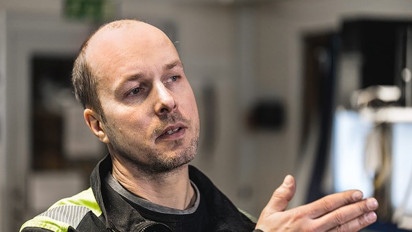 Mikael Eriksson, operatorul gaterului Kåge este încântat.
